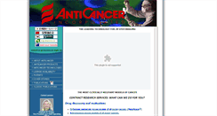 Desktop Screenshot of anticancer.com